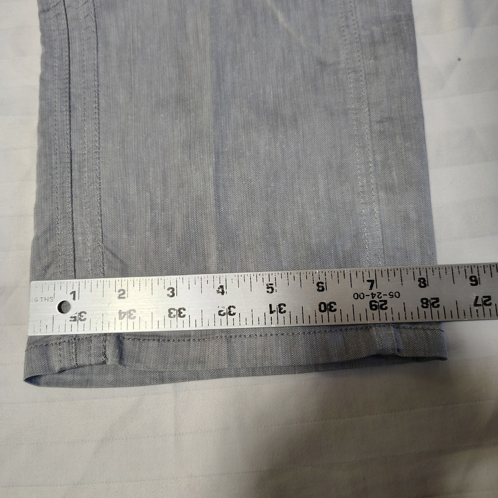 KUHL Pants Womens 12 Regular Ash Gray Cabo Linen Blend Hiking Style 6272 - Picture 5 of 15
